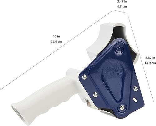 Miniatura 6 de Amazon Basics Pistola dispensadora de cinta de embalaje para cinta de embalaje de 1,88 pulgadas/núcleo de papel interno de 3 pulgadas
