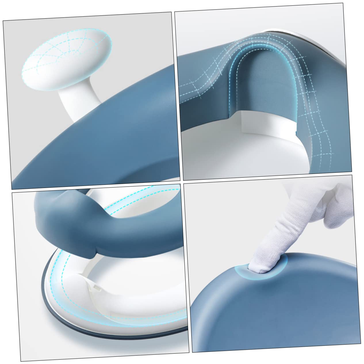 BESPORTBLE 1pc Potty Training Seat Toilet Trainer with Urine Easy to Clean Potty Ring for Boys for Home and Travel Use