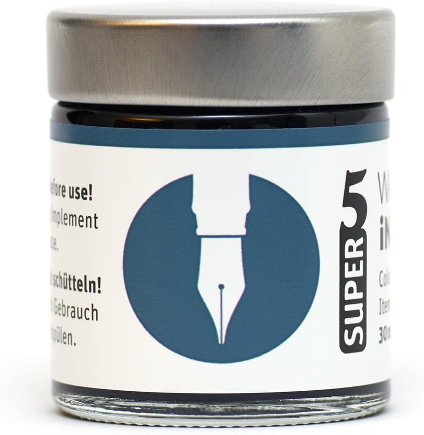 Super5 Pens & Inks Germany Ink, 30ml, Blue