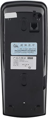 Miniatura 7 de Teléfono fijo, teléfono de pared con soporte para teléfono/identificación de llamadas DTMF, teléfono fijo con cable antiguo retro con cable para el