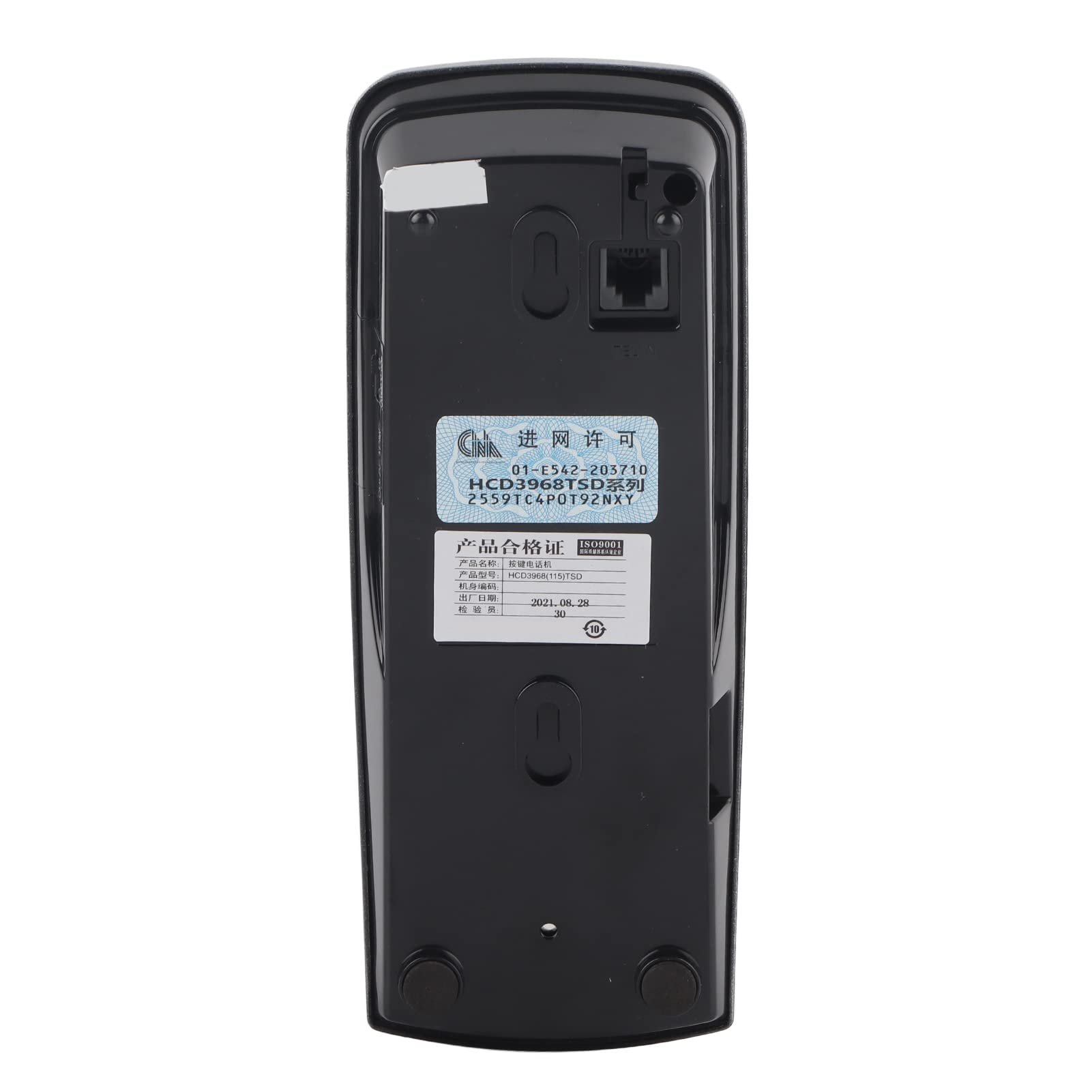 Kabelgebundenes Telefon,Tragbares an der Wand befestigtes Festnetztelefon mit Standard FSK/DTMF Display Anrufer ID, Lautsprecher, Kabel Desk Erweiterungs Station für Zuhause/Büro/Hotel(Silber)