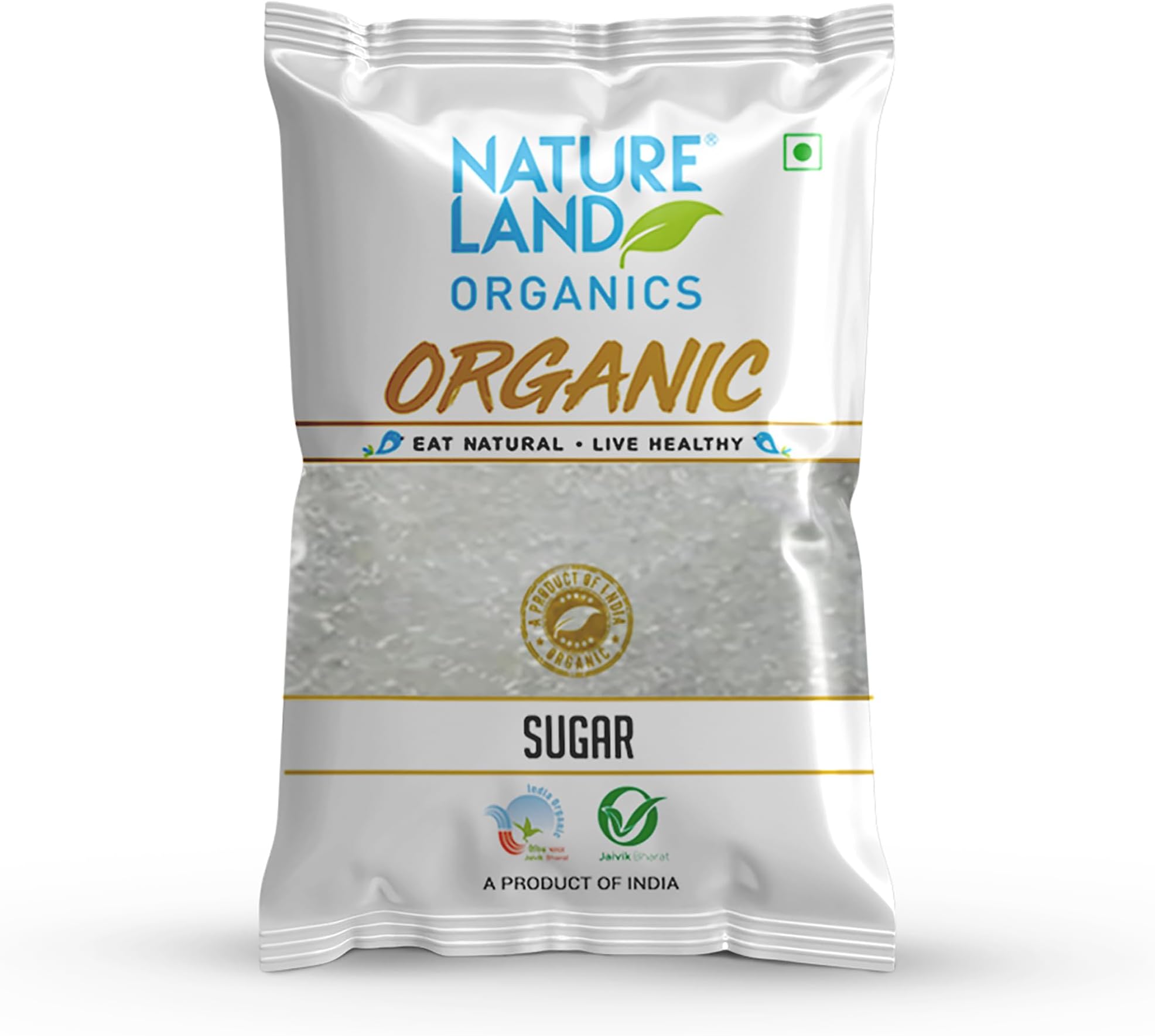 Natureland Organics White Sugar 1 Kg - Organic Sugar