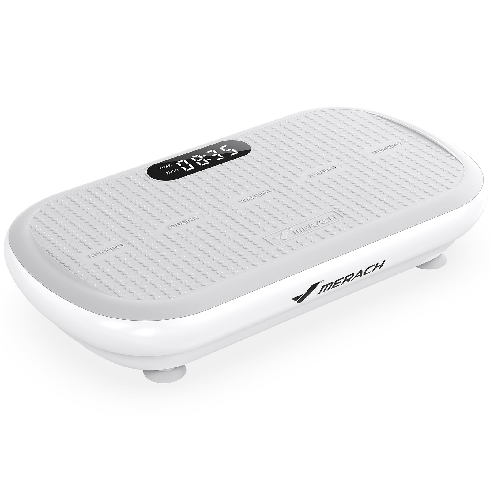 MERACH Płyta wibracyjna, Głośnik Bluetooth, 13 mm, 200 kg | Platforma wibracyjna, Trening całego ciała, Silikonowa powierzchnia, Stabilna konstrukcja
