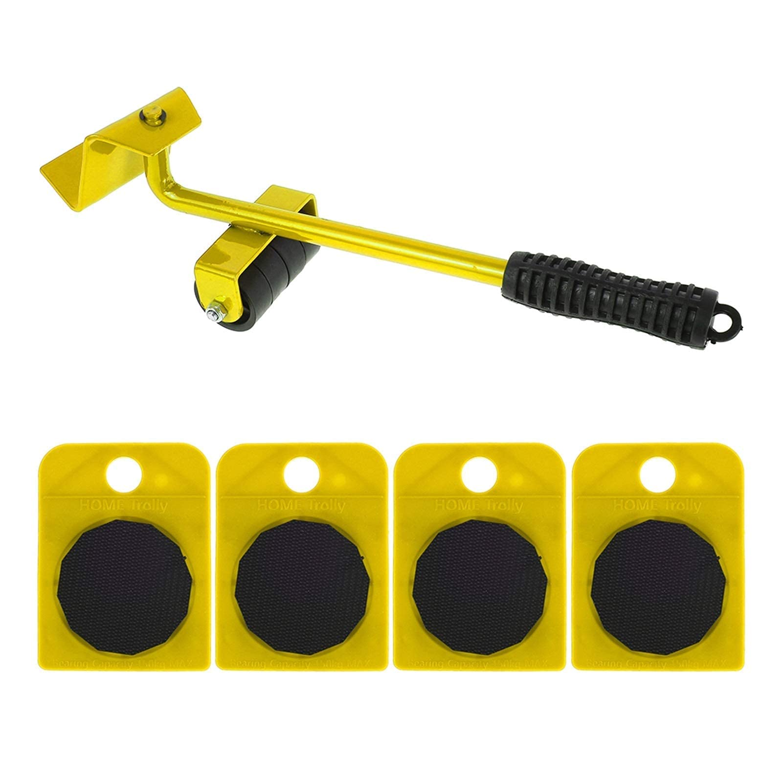 Trasportatore di mobili 4 Pezzi Si muove Mobili Strumento di Trasporto Shifter Ruota Mobile Dispositivo di Scorrimento Rullo di rimozione Strumenti in Movimento Pesante Solleva Facilmente Oggetti PE