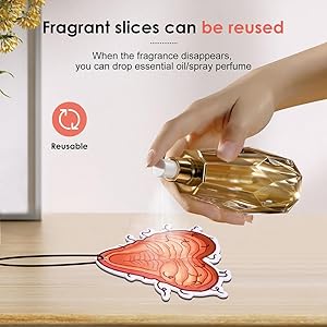 2PCS Car Air Fresheners Funny Car Present for Women Men Him Her Dad - Novelty Gift Car Interior Accessories Hanging Scents Anime Freshener Automotive Room Decor for Women Teen Girls Gift