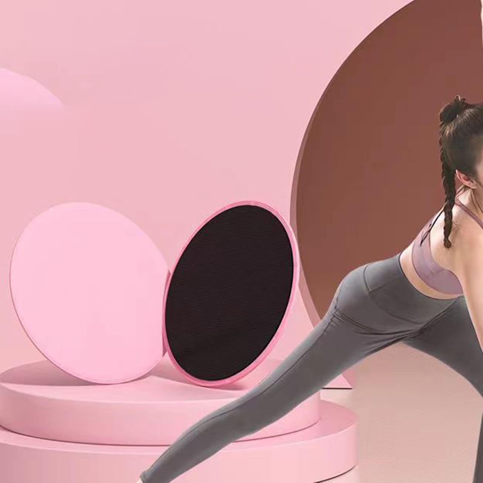 2Pcs Core Sliders for Working Out Exercise Gliding Discs for Improve Balance Pink-image-46