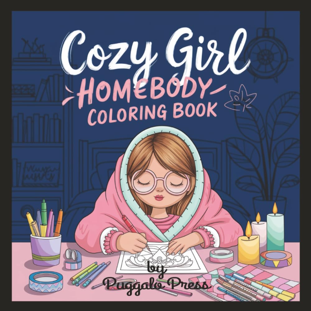 Cozy Homebody Bold and Easy Coloring Book