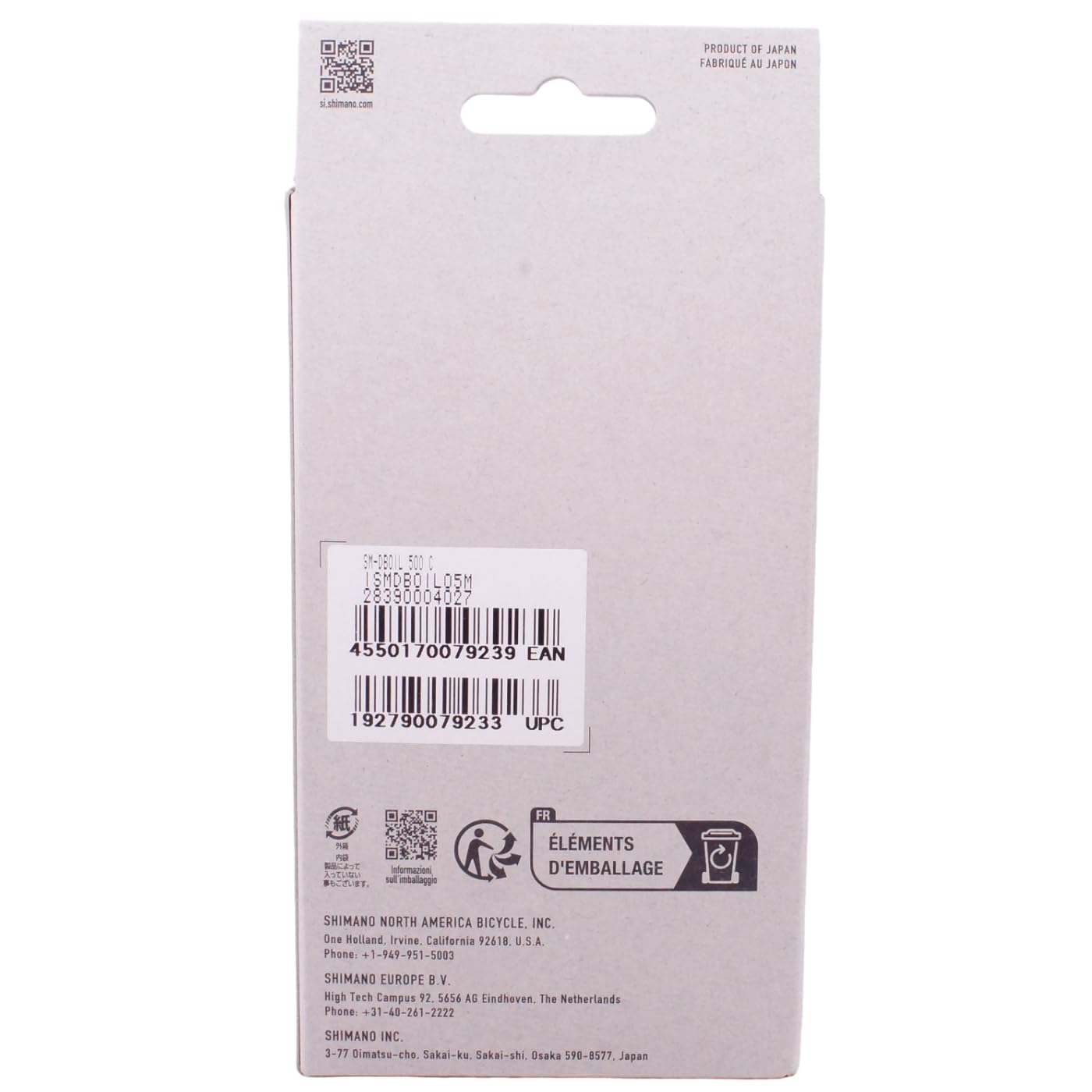 SHIMANO Olio minerale per freni a disco, per freni a disco, rosso, ISMDBOIL05M