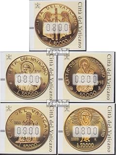 Prophila Collection Vatikanstadt ATM6-ATM10 (kompl.Ausg.) postfrisch ** MNH 2001 Automatenmarken, Münzen (Briefmarken für Sammler)
