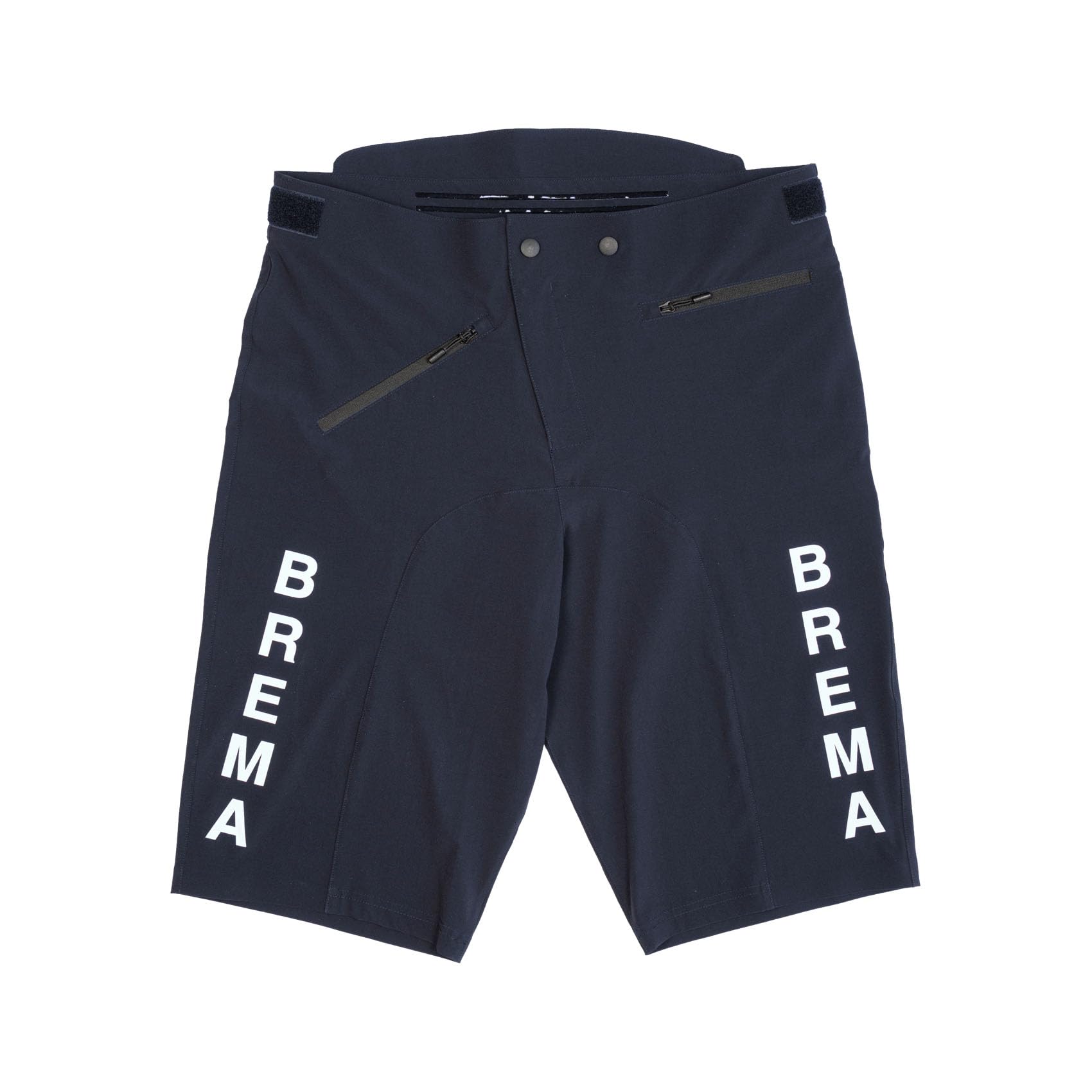 Brema Vetta Shorts Pantaloncino da Ciclismo Unisex, Short da Mountain Bike in Nylon Stretch Resistente e Traspirante Ideale per Fuori Strada con Due Tasche con Zip