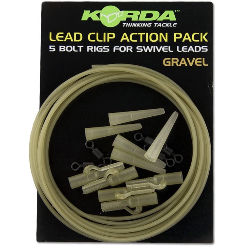 Korda Lead Clip Action Packs - Gravel