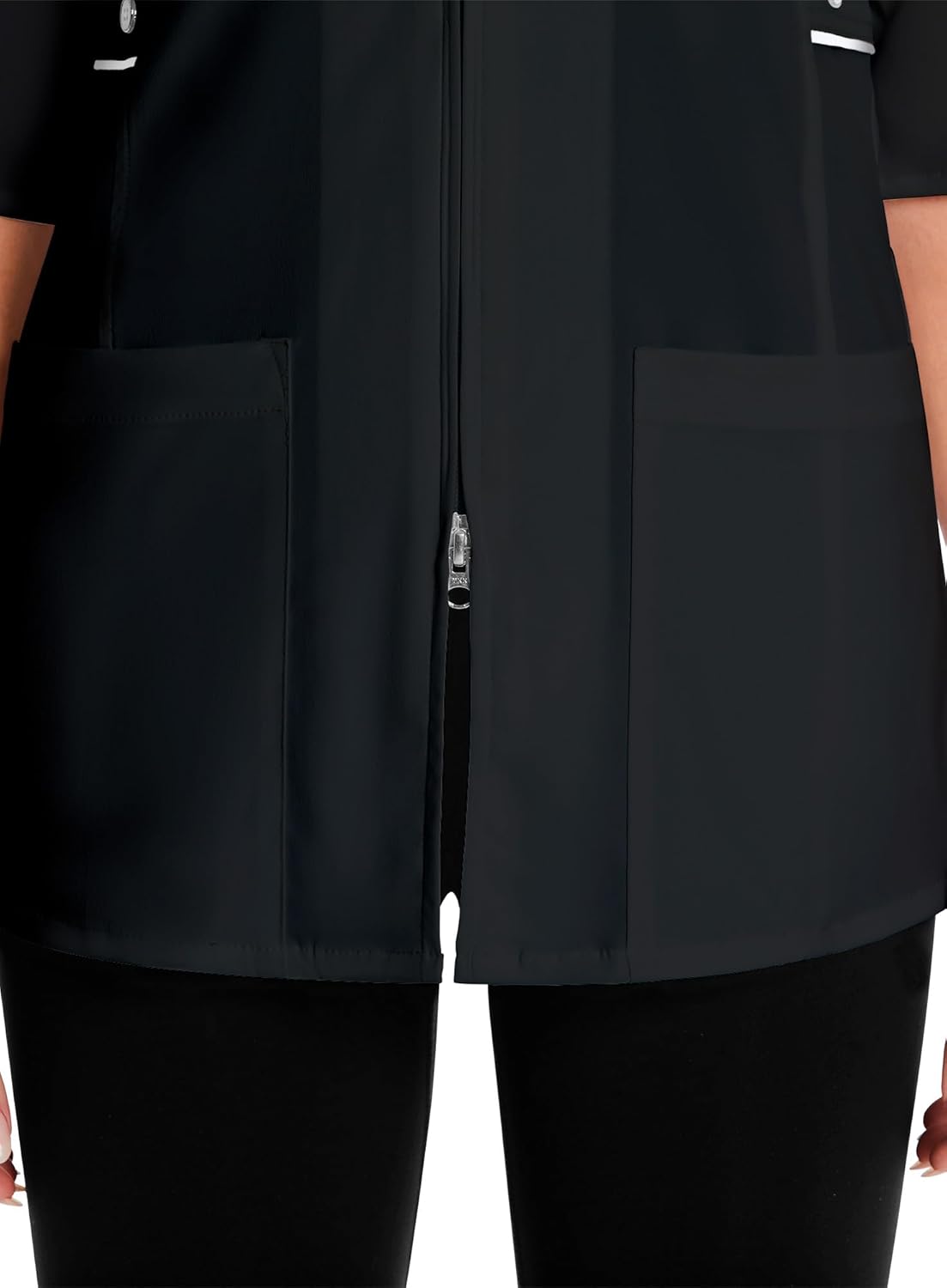 Maevn Smart Women’s 1/2 Sleeve Contrast Trim Jacket