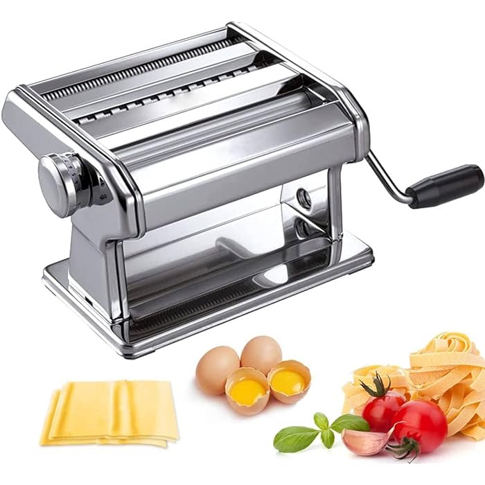 Buy Sailnovo Pasta Machine, Manual Pasta Machine with 7 Adjustable