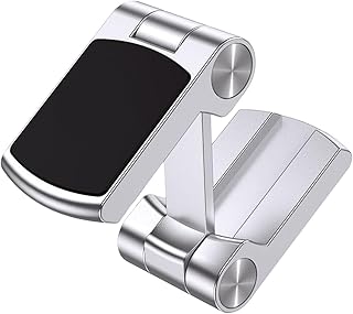 磁気式車載スマートフォンホルダー - 折り畳み式 ダッシュボード スマートフォン スタンド | 360度回転可能な磁石スマホホルダー 車用 - ナビゲーション 携帯電話 旅行 車両 男性女性向け