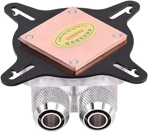 Miniatura 6 de Bloque de refrigeración por agua de GPU para CPU Intel, canal interno fresco de base de cobre de 1.575 in, para PC digital RGB DIY con componente de