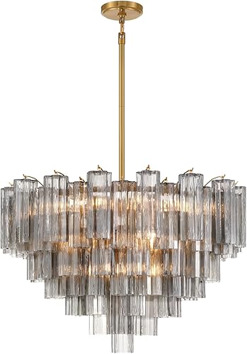 Miniatura 22 de Crystorama Addis 2 apliques de latón envejecido claro Blanco,Transparente,3-Latón (Aged Brass),Primavera,Latón (Aged Brass),2-Latón (Aged