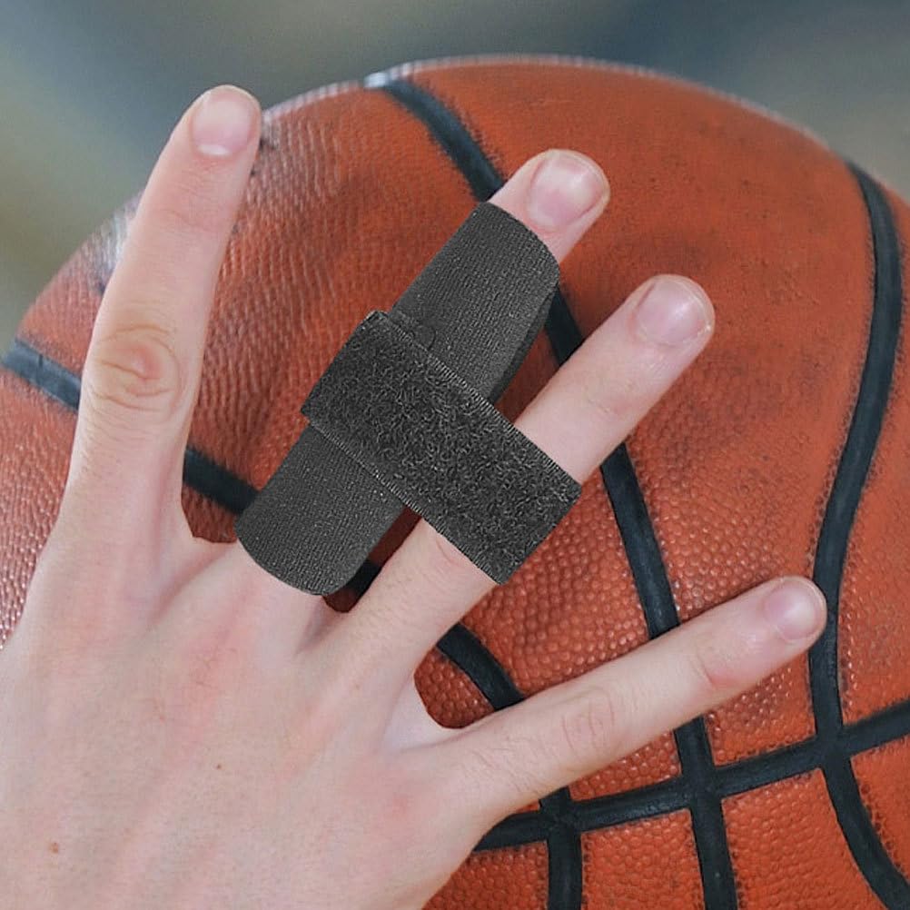 GATHINESS Finger Guard 2 Pack Sports Finger Splint Strap for Basketball Wrap Band with Breathable Oxford Cloth Adjustable Support for Grip Protection and Stability 2