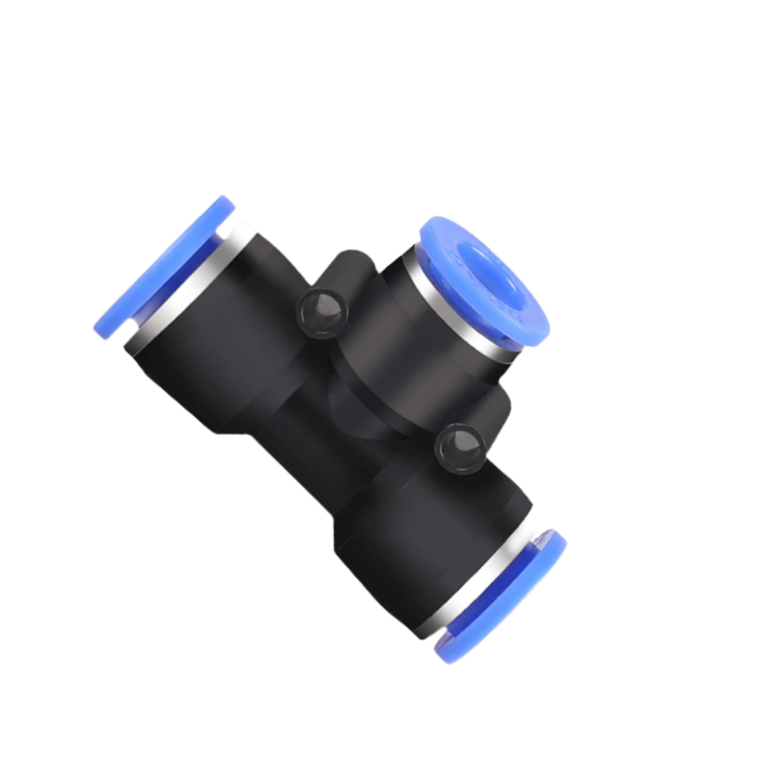 20 Pezzi Gomiti Pneumatici A Sgancio Rapido 6 Mm - Per Tubi PU, PA, PVC - Ideali Per Attrezzature Industriali - Foto 5