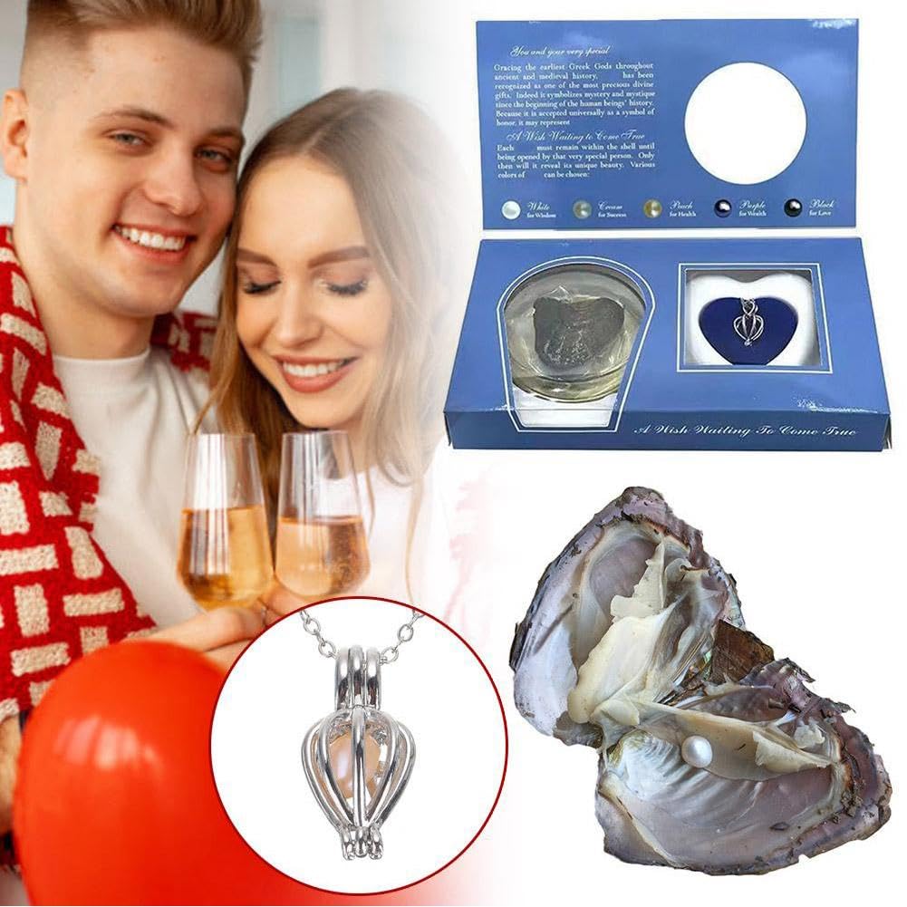 Collana Dei Desideri Con Perla In Conchiglia - Kit Creativo DIY In Scatola Regalo (Modello A Scelta) - 2