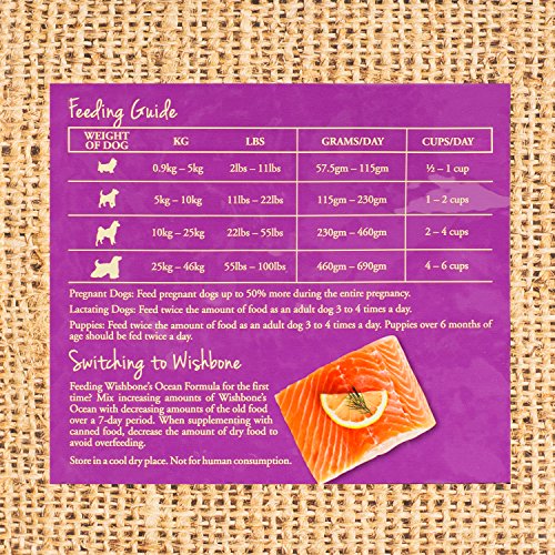 Wishbone Ocean, Alimento Canino Livre de Grãos Wishbone 10,89kg