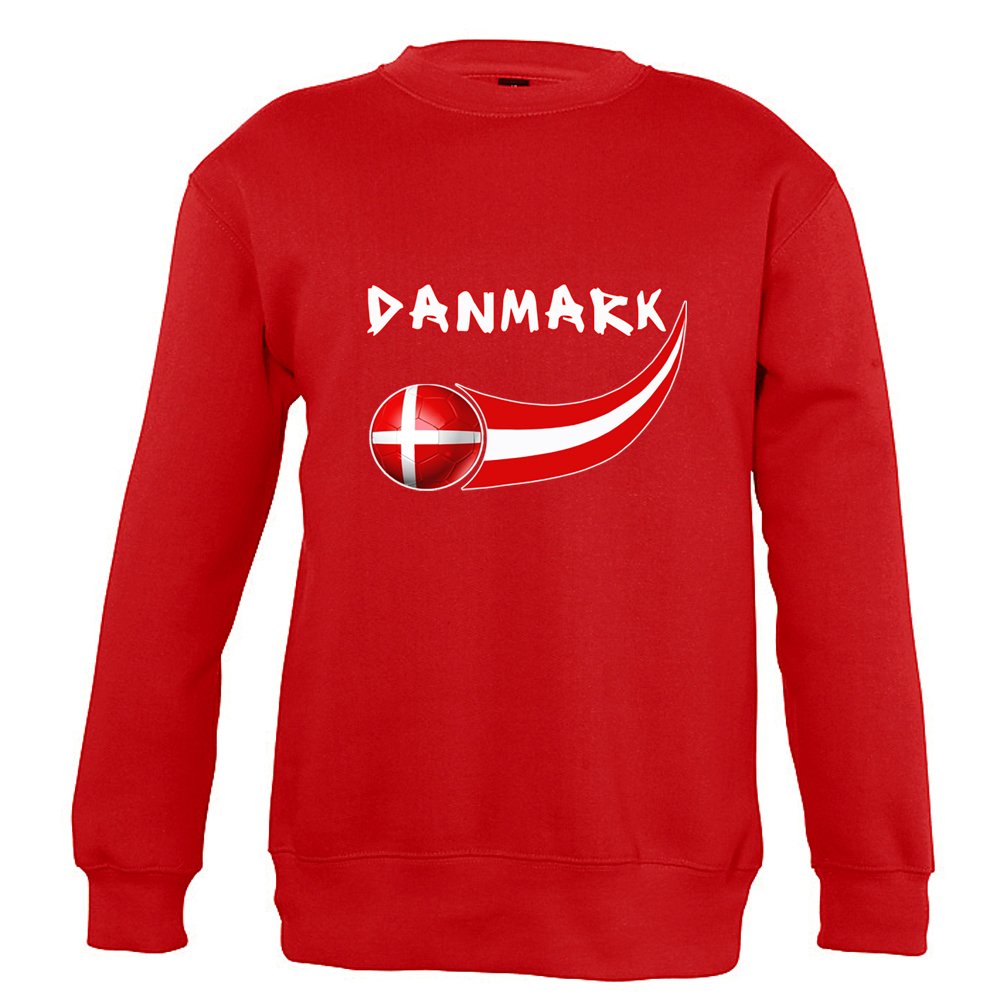 Supportershop Boys Denmark Sweatshirt - Red, Large