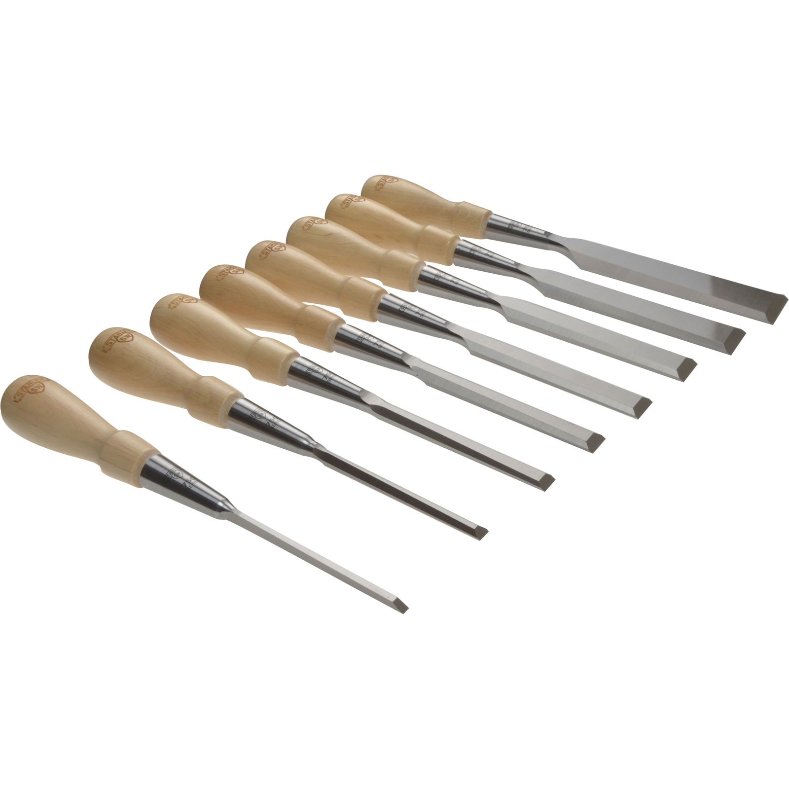 Stanley Sweet Heart - Pack de 8 formones (3, 6, 10, 12, 16, 18, 25, 32 mm)