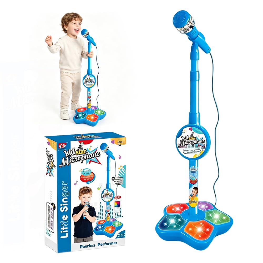 Kids Microphone and Stand, Kids Karaoke Machine, Karaoke Sing Musical Toy