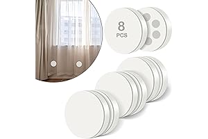 8 Packs Magnetic Shower Curtain Weights: Easy Solution for a Tidy Bathroom