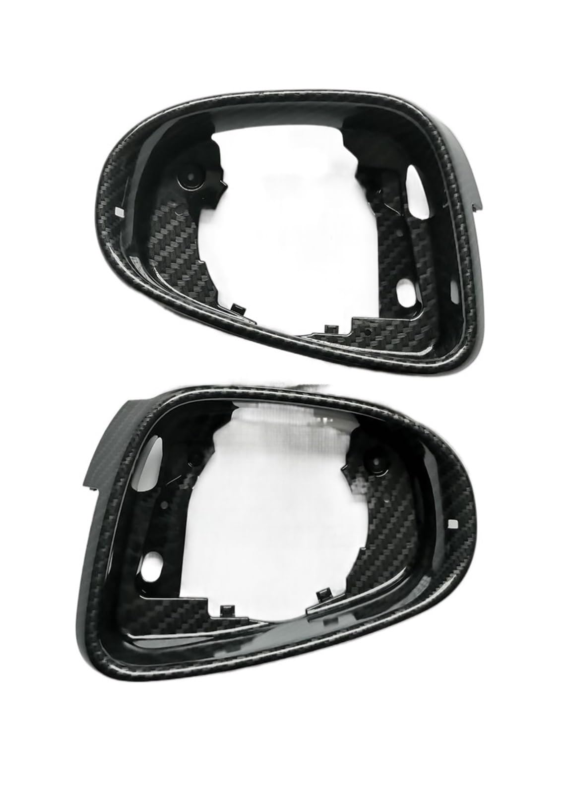 Boîtiers de rétroviseurs Golf 6 MK6 coques de remplacement aspect carbone - 7
