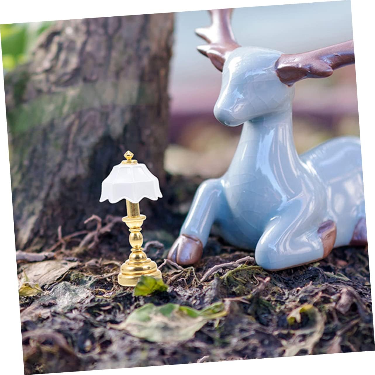 16pcs Miniature Bedside Lamp Dollhouse Accessories for Home Decor Decorative Mini House Desk Light for Photography for Enhancing Miniature Scenes