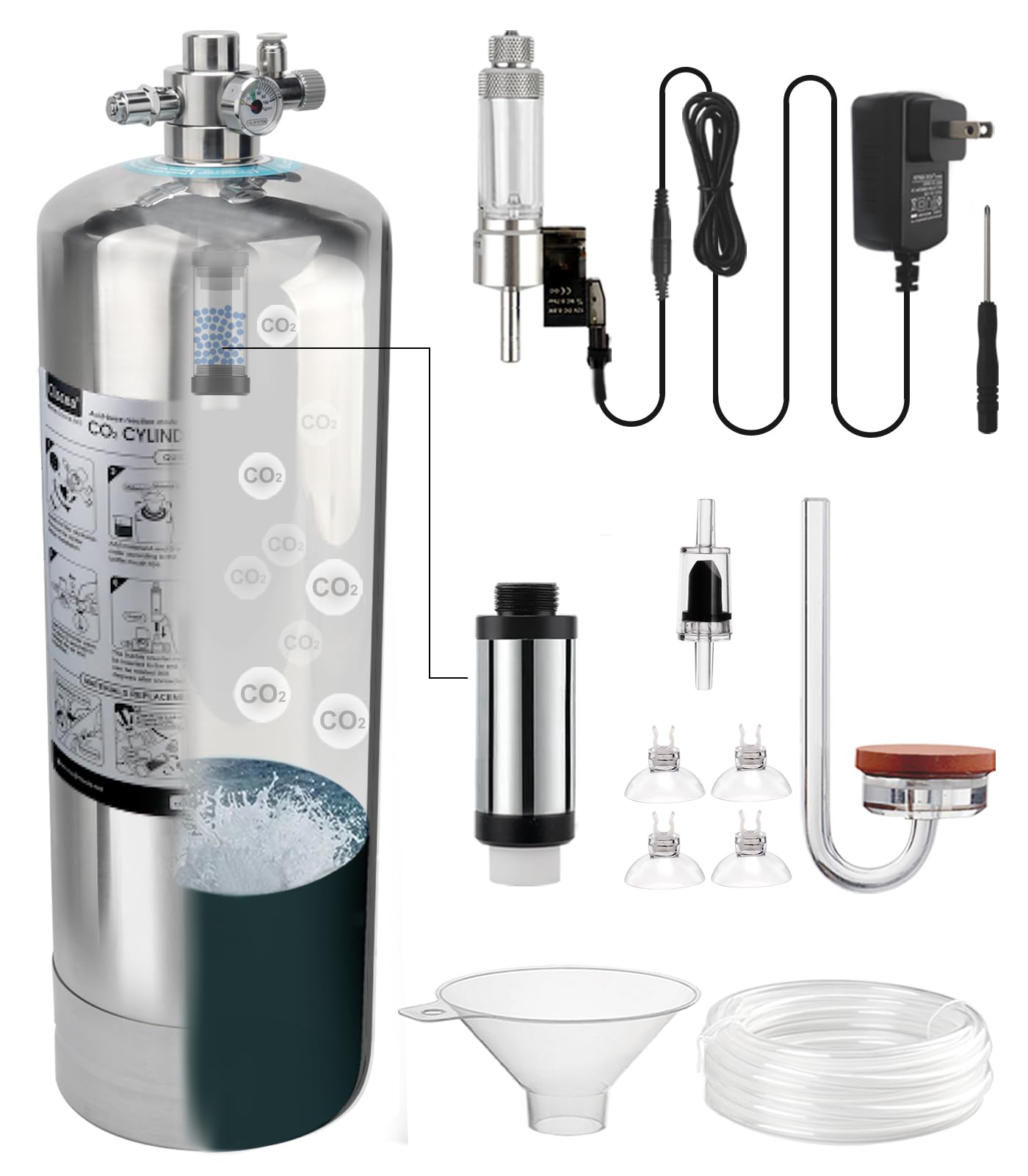 générateur co2 aquarium 5l