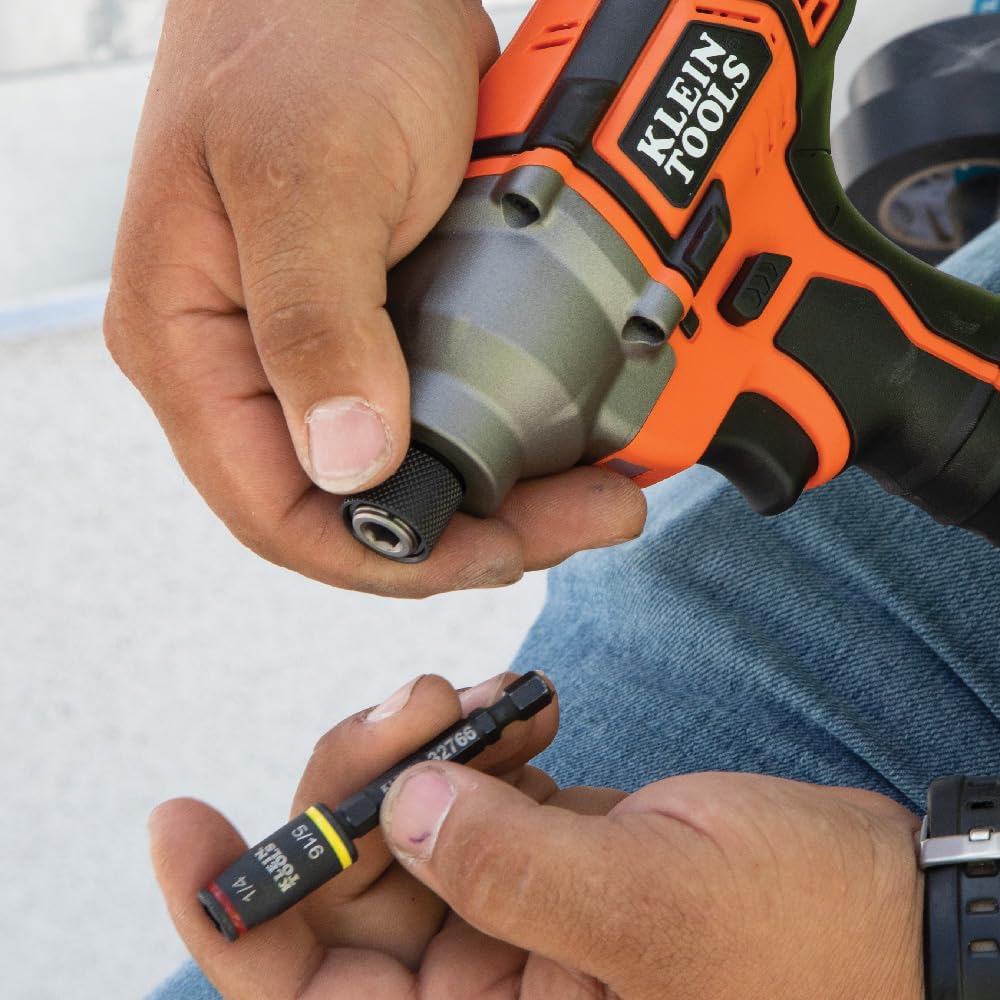 Klein Tools 3-in-1 Impact Socket - Drive Sizes! -11