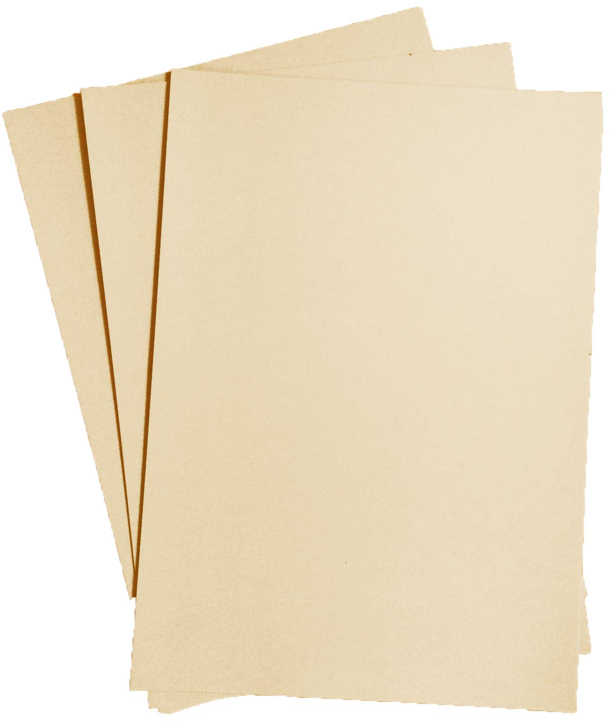 100 Blatt DIN A3 beige Papier 120g/m² komplett durchgefärbt, farbiges Papier bedruckbar 297x420 mm