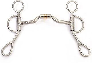 Cavalon Western Argentine Shank Low Port Barrel Curb Bit