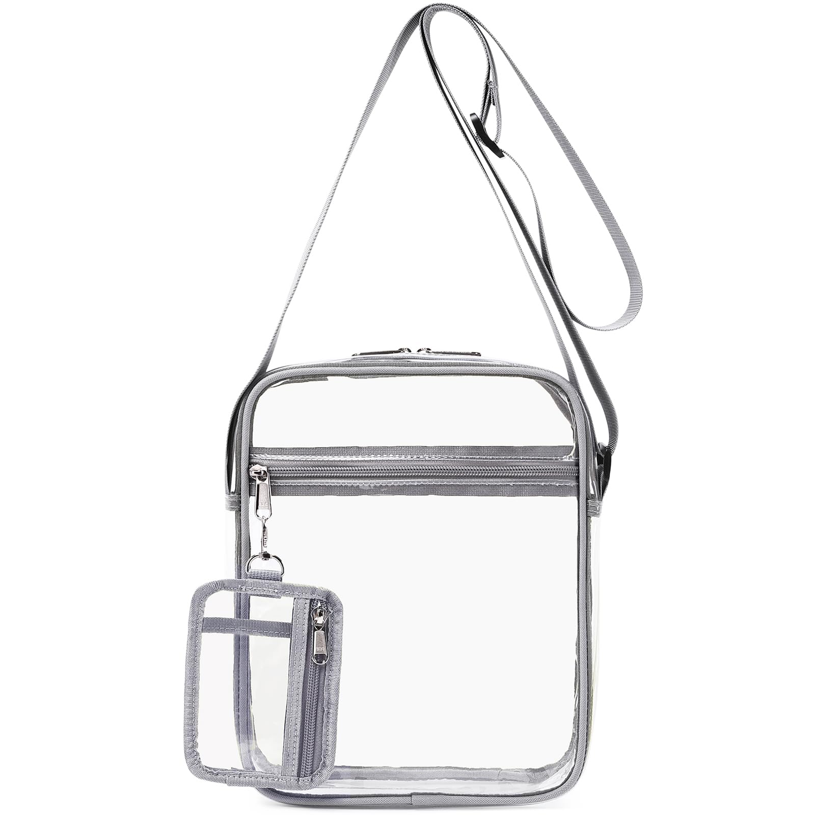 Ryushoyo Clear Messenger Bag for Work Business Travel for Men Women Stadium Approved
