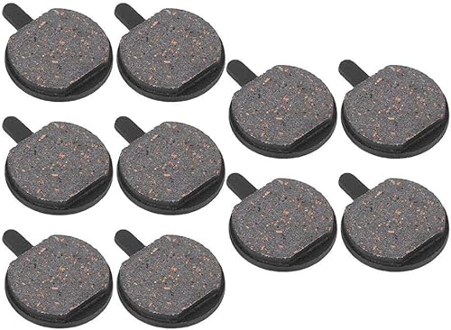 Miniatura 7 de Pastilla de freno de disco, 5 pares L-02 resina negra silenciosa almohadilla de freno de disco bicicleta accesorio