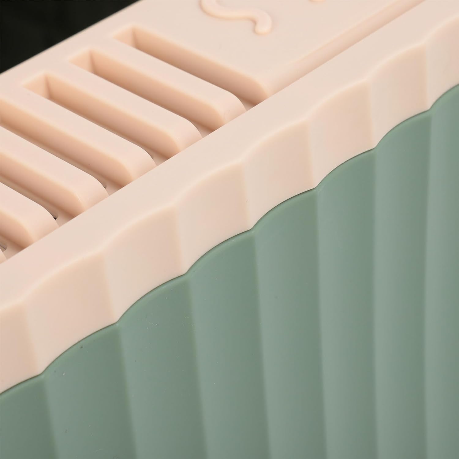 aqxreight Enclosed Litter Box Foldable Top Entry Drawer Type Splashing Cat Toilet Box for Adult Cat Kitten Gray Asy Storage and Use Enclosed Litter BoxFoldable Enclosed Litter BoxFoldable (Green)