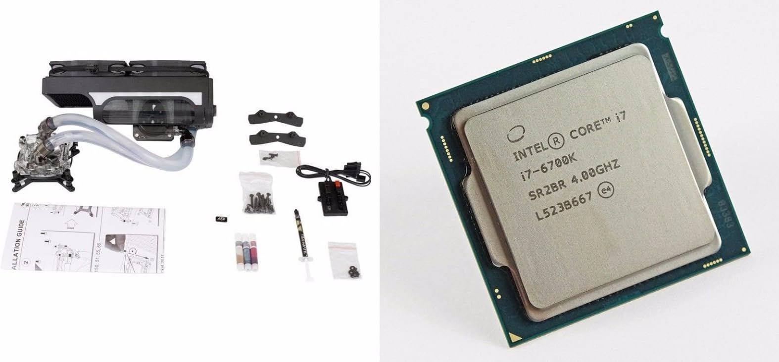 Swiftech H220-X2 Prestige Liquid CPU Cooler & Intel i7-6700K SKYLAKE 4.0GHz TRAY CPU