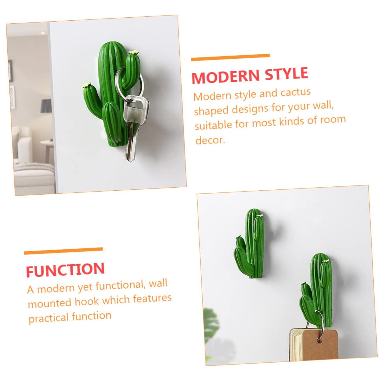 Ganci Adesivi A Nuvola - 4 Pezzi, Senza Chiodi, Per Parete