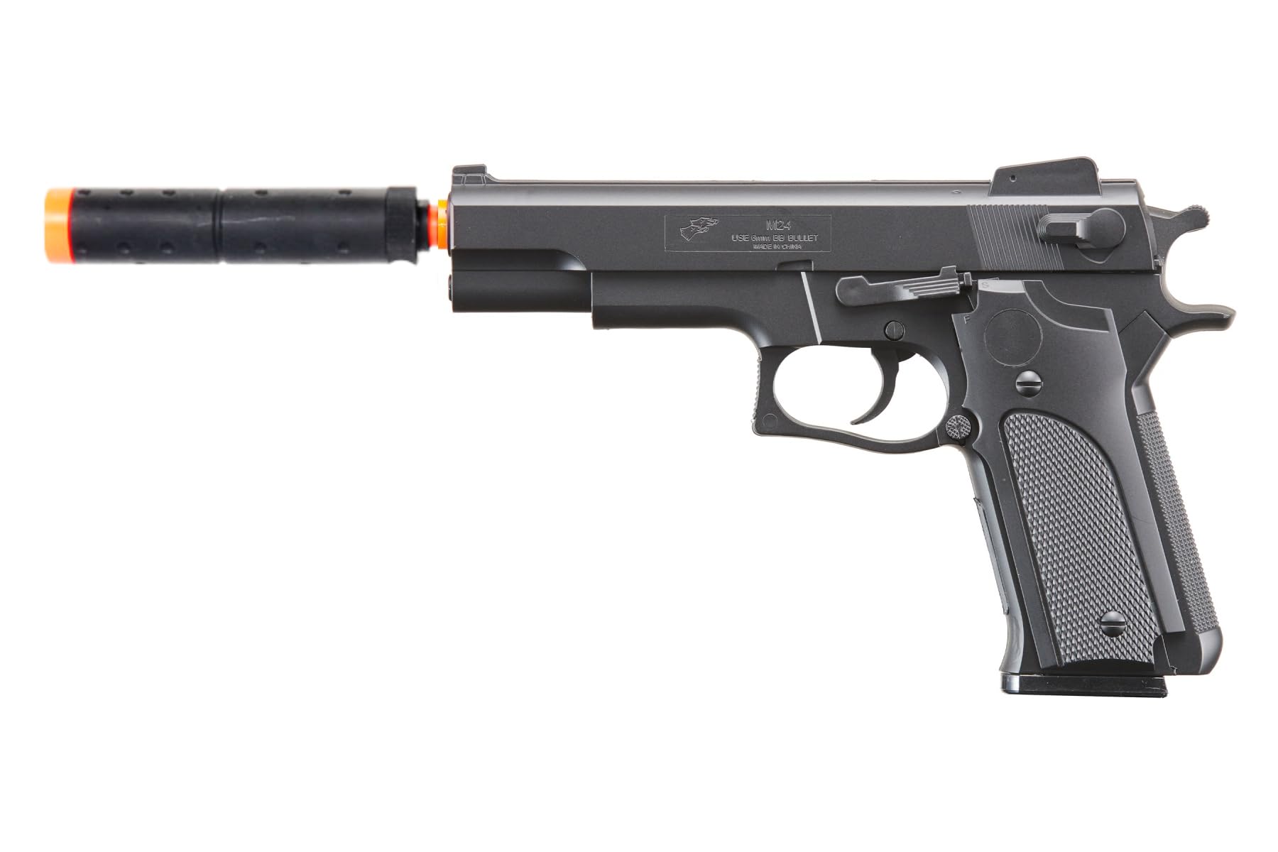 Goldenball Double Eagle 340 Airsoft Full Size Plastic Spring Powered Airsoft Pistol - (Black)