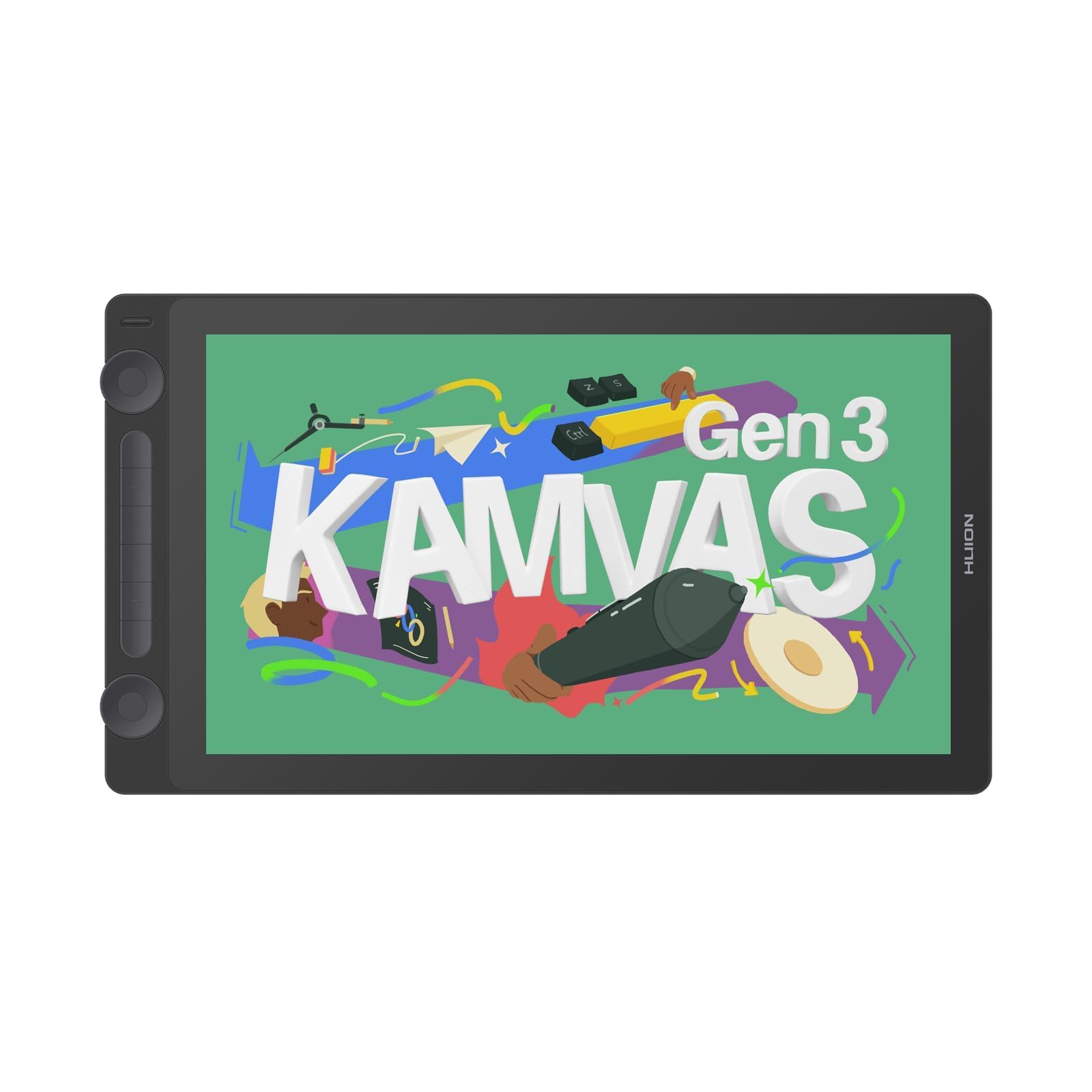 Amazon | HUION KAMVAS 16 (第3世代) 描画タブレット スクリーン付き