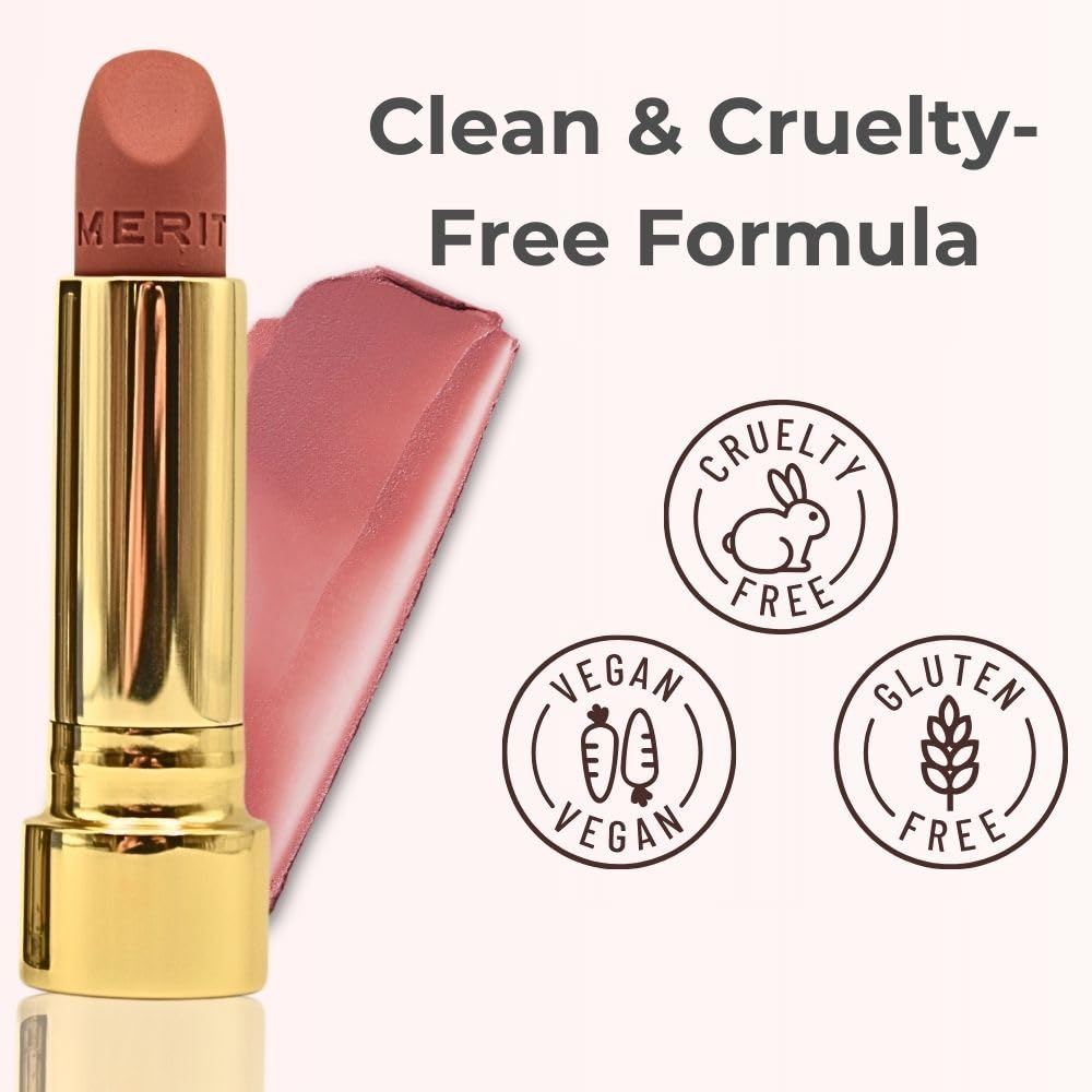 Merit Signature Lip Lightweight Matte Lipstick - 0.10 oz / 3 g (Classic (neutral), standard)