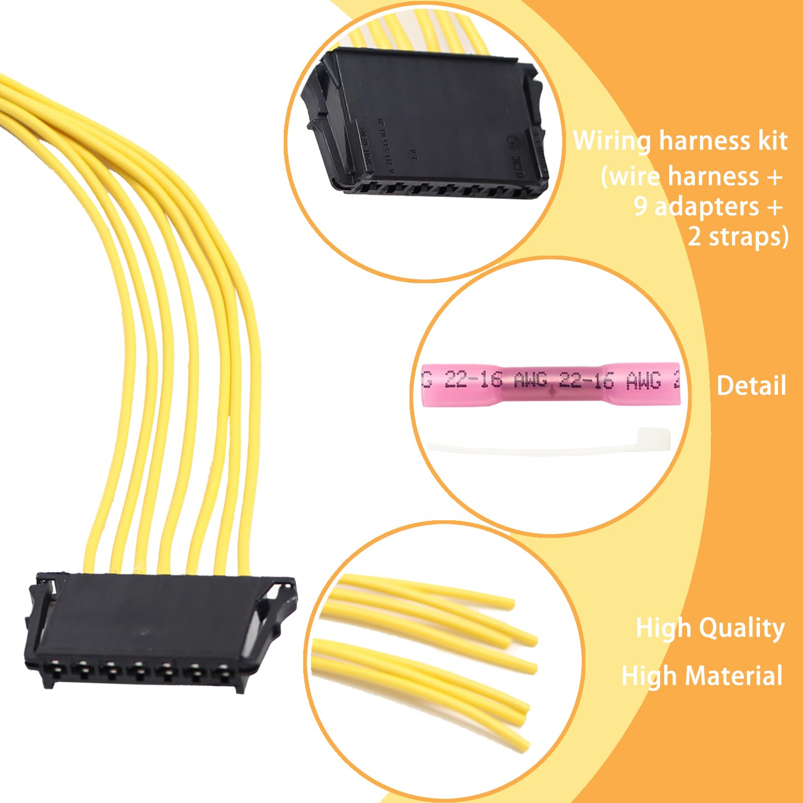 6-poliger Kabelbaum Für Mercedes A-Klasse W176 Rücklicht - Original A2115450328