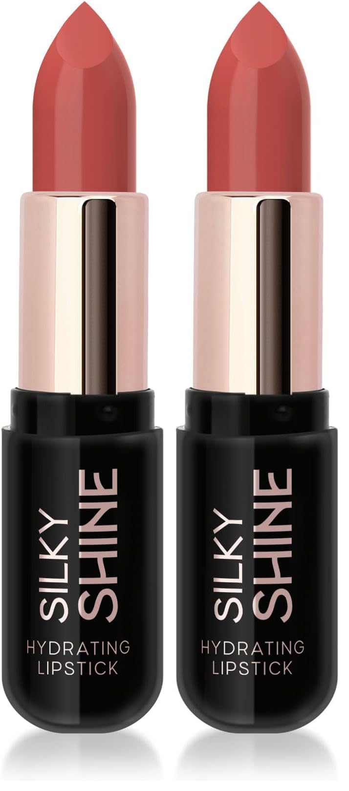 GOLDEN ROSE Silky Shine Hydrating Lipstick - Nemlendirici Ruj No:218 (2 paketi)