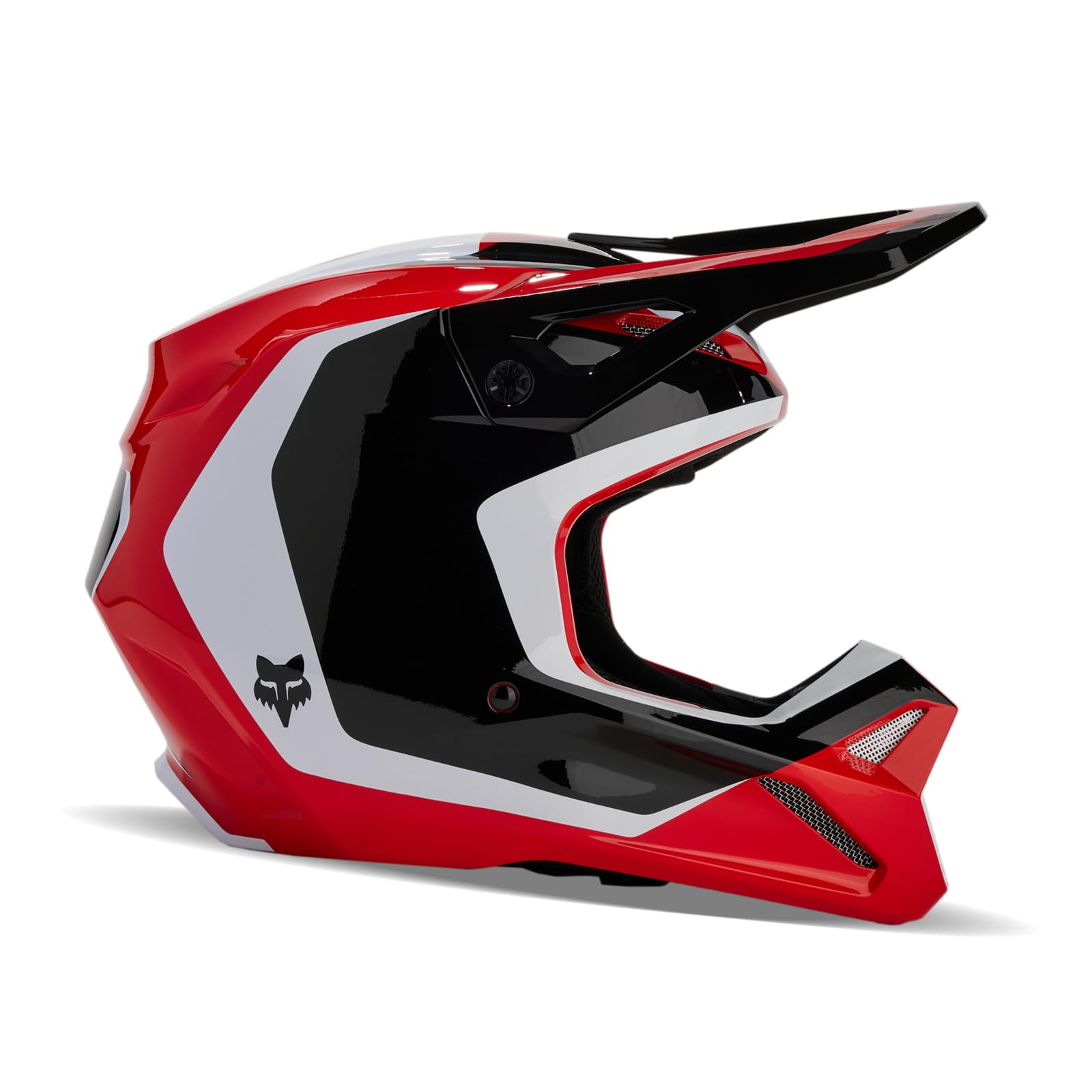 PT Helmets タンカラー Amazon.com: Fox Racing V1 Motocross Helmet, Nitro FLO RED
