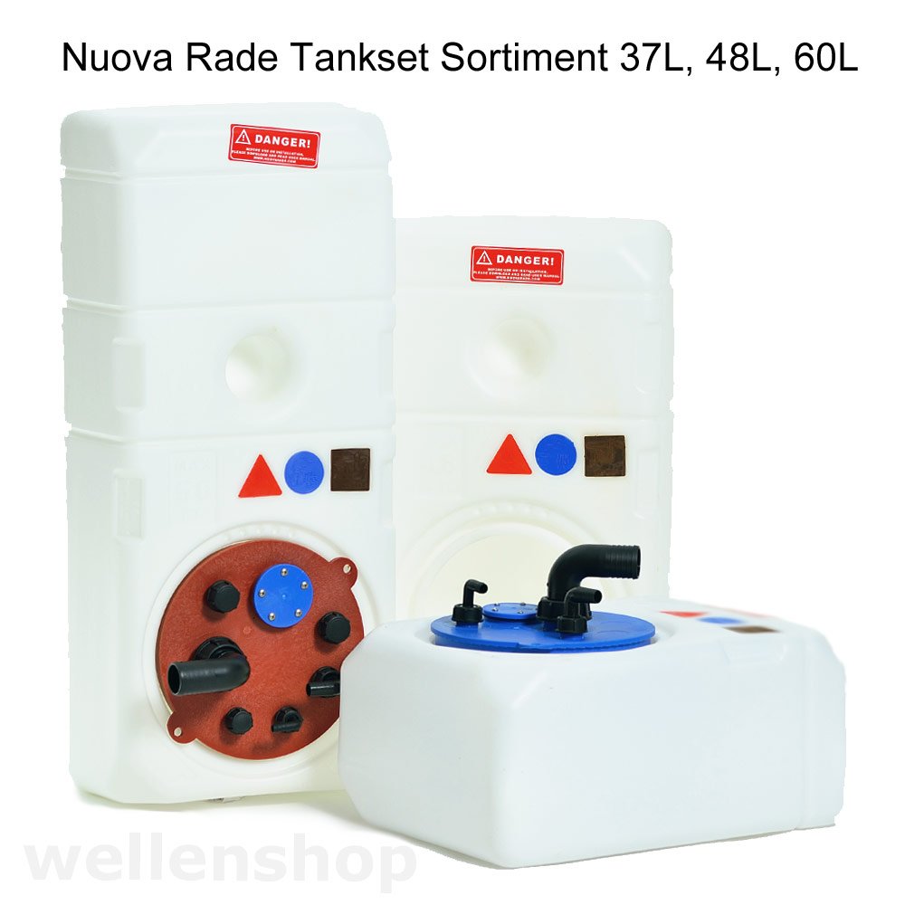 Nuova Rade Benzintank Kraftstofftank + Anschlussflansch 60L Boot & Wohnmobil