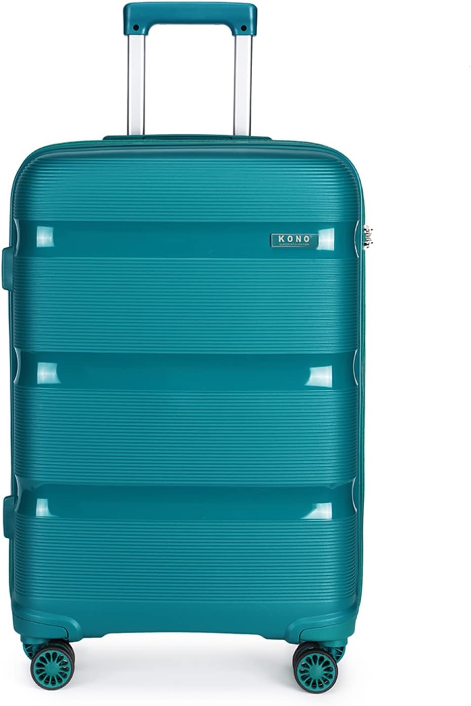 Kono 55x40x21cm Hand Luggage Hard Suitcase Travel Trolley 4 Spinner