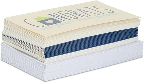 Miniatura 7 de Paquete de 36 tarjetas de felicitación con sobres, para inauguración de la casa (6 diseños, 4 x 6 pulgadas)