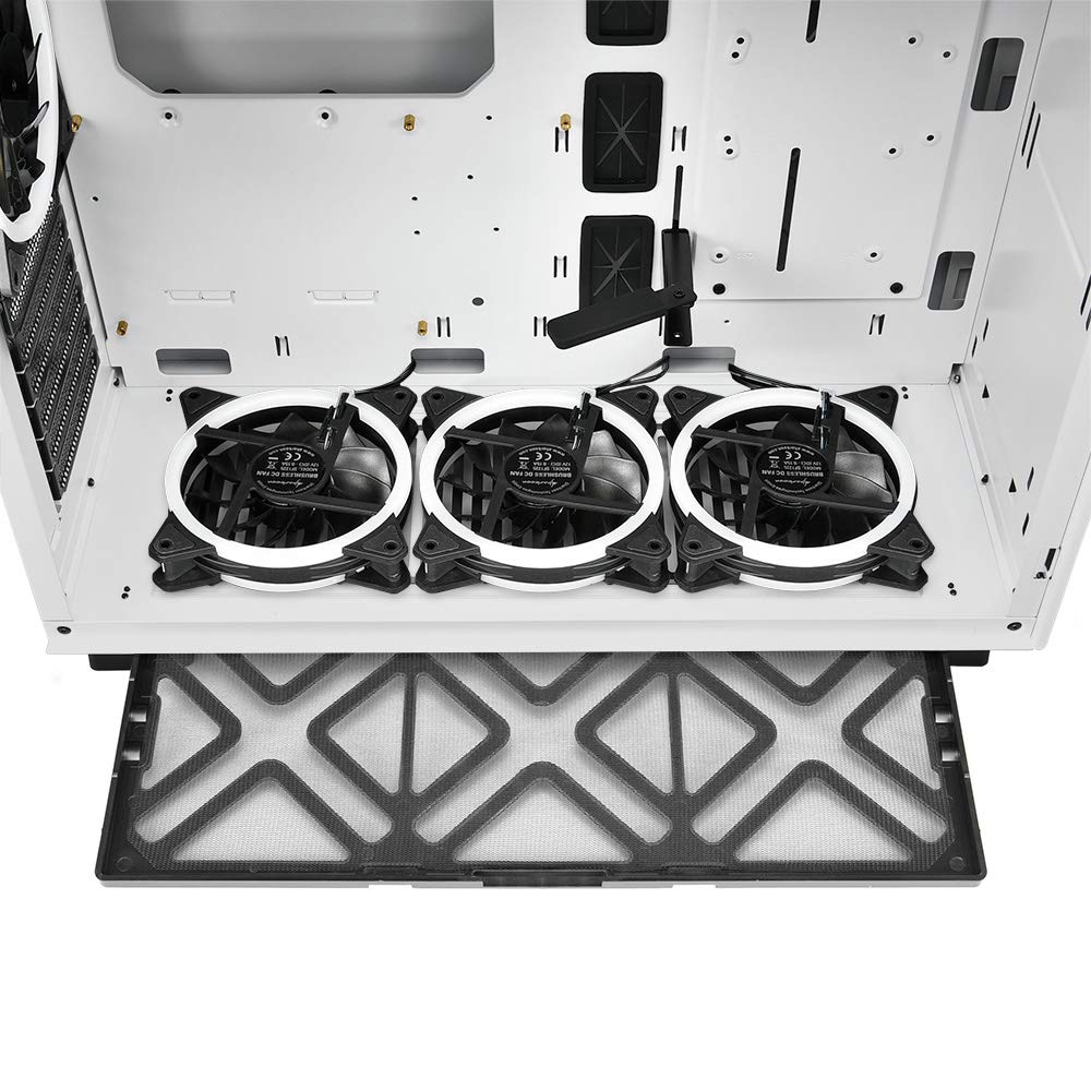 Sharkoon Pure Steel weiß, PC Gehäuse, RGB