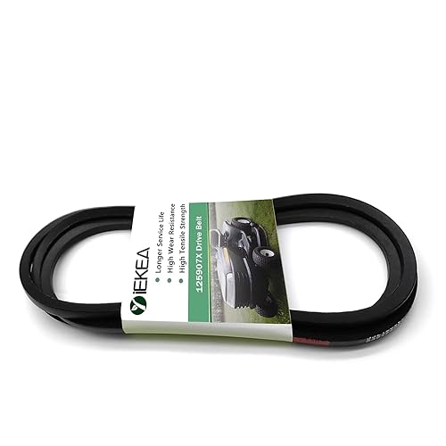 Miniatura 7 de Yiekea 532125907 125907X Correa de transmisión (12 pulgada x 90 pulgadas) para cortacésped Craftsman LT1000 YT3000 para cortacésped AYP Poulan